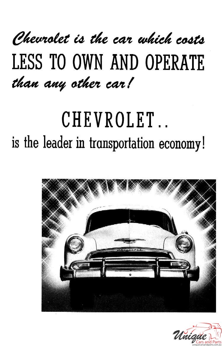 1951 Chevrolet The Leader Brochure Page 19